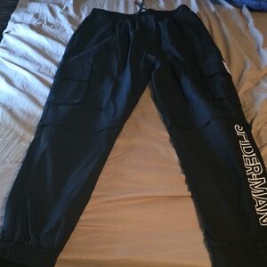 Zaful Black Spider-Man Cargo Pants